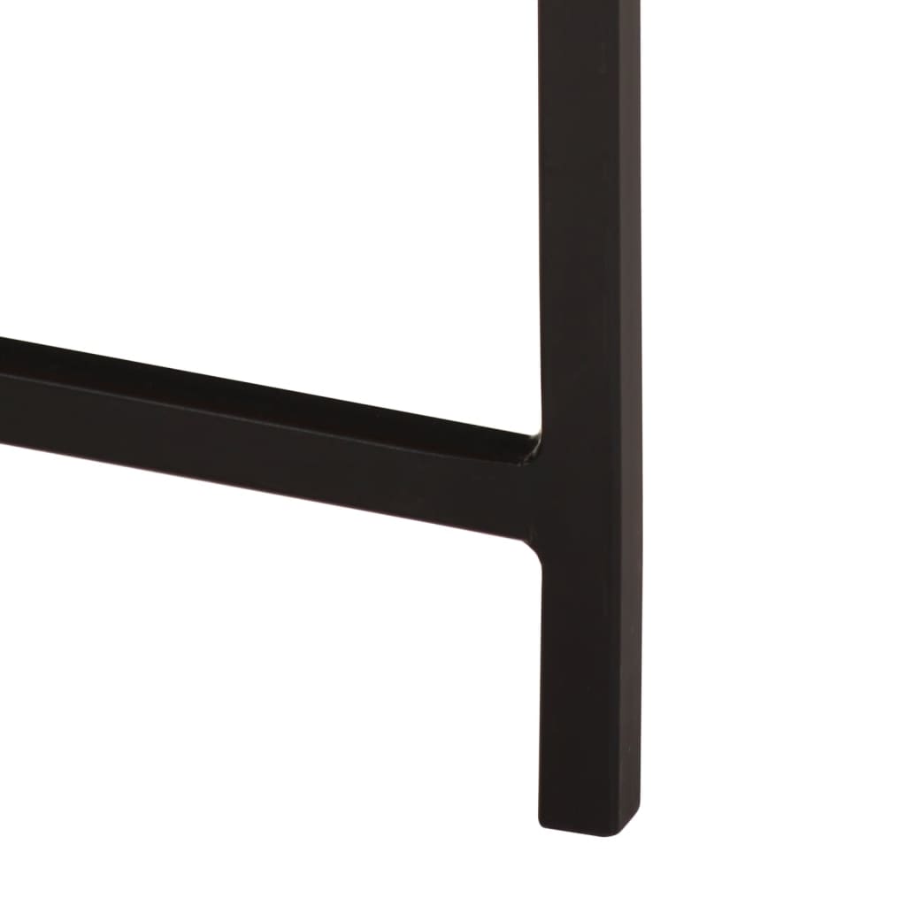 Coffee Table Solid Wood Mango And Iron