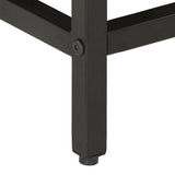 Nesting Coffee Tables 3 pcs Solid Rough Mango Wood and Iron