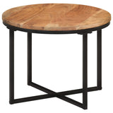 Nesting Coffee Tables 3 Pcs Solid Wood Acacia And Iron