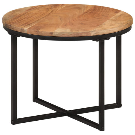 Nesting Coffee Tables 3 Pcs Solid Wood Acacia And Iron