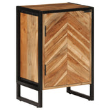 Bathroom Cabinet 40X30X60 Cm Solid Wood Acacia And Iron