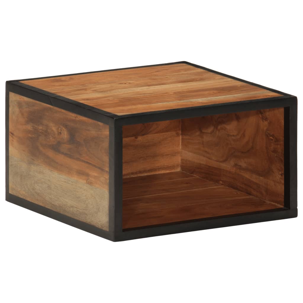 Wall-Mounted Bedside Cabinet 35X35X20 Cm Solid Wood Acacia