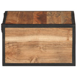 Wall-Mounted Bedside Cabinet 35X35X20 Cm Solid Wood Acacia