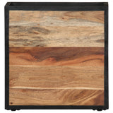 Wall-Mounted Bedside Cabinet 35X35X20 Cm Solid Wood Acacia