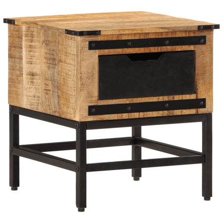 Bedside Cabinet 40X40X45 Cm Solid Wood Mango