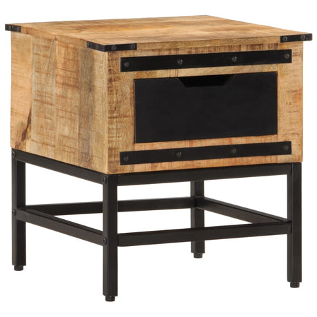 Bedside Cabinet 40X40X45 Cm Solid Wood Mango