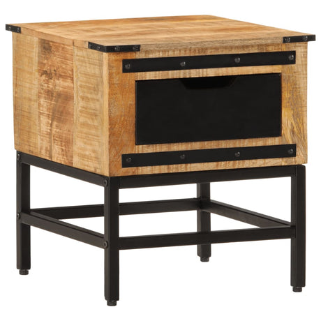 Bedside Cabinet 40X40X45 Cm Solid Wood Mango