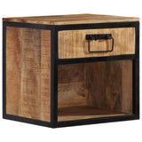 Bedside Cabinet 40X35X40 Cm Solid Wood Mango