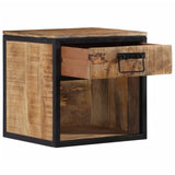 Bedside Cabinet 40X35X40 Cm Solid Wood Mango