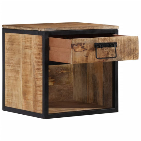 Bedside Cabinet 40X35X40 Cm Solid Wood Mango