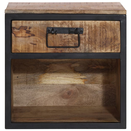 Bedside Cabinet 40X35X40 Cm Solid Wood Mango