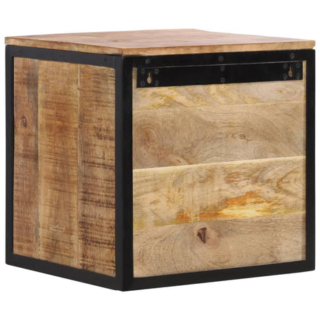 Bedside Cabinet 40X35X40 Cm Solid Wood Mango