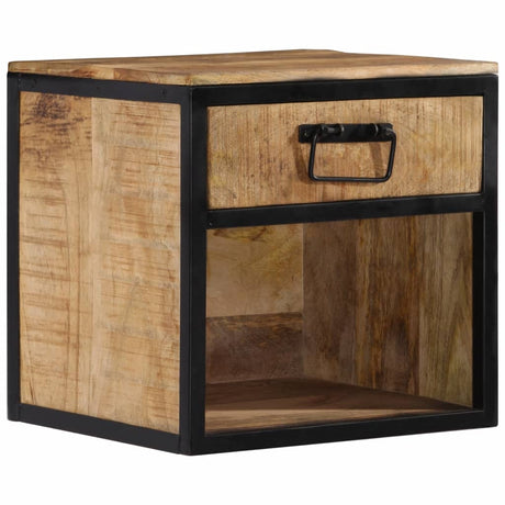 Bedside Cabinet 40X35X40 Cm Solid Wood Mango