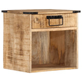 Bedside Cabinet 40X30X37 Cm Solid Wood Mango