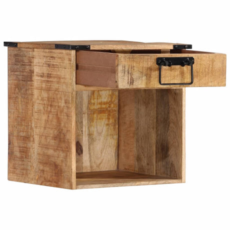 Bedside Cabinet 40X30X37 Cm Solid Wood Mango