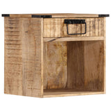 Bedside Cabinet 40X30X37 Cm Solid Wood Mango