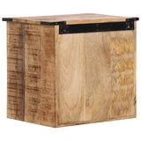 Bedside Cabinet 40X30X37 Cm Solid Wood Mango