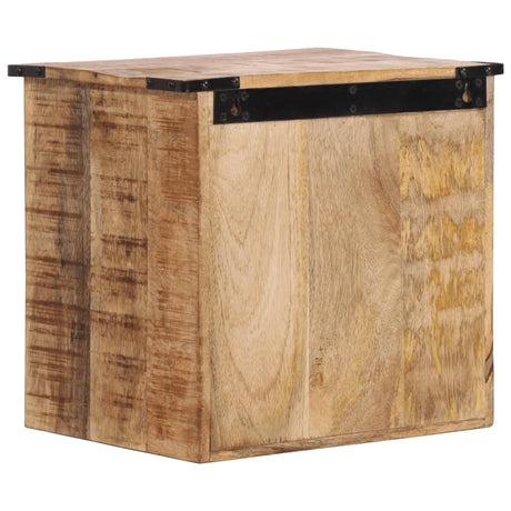 Bedside Cabinet 40X30X37 Cm Solid Wood Mango