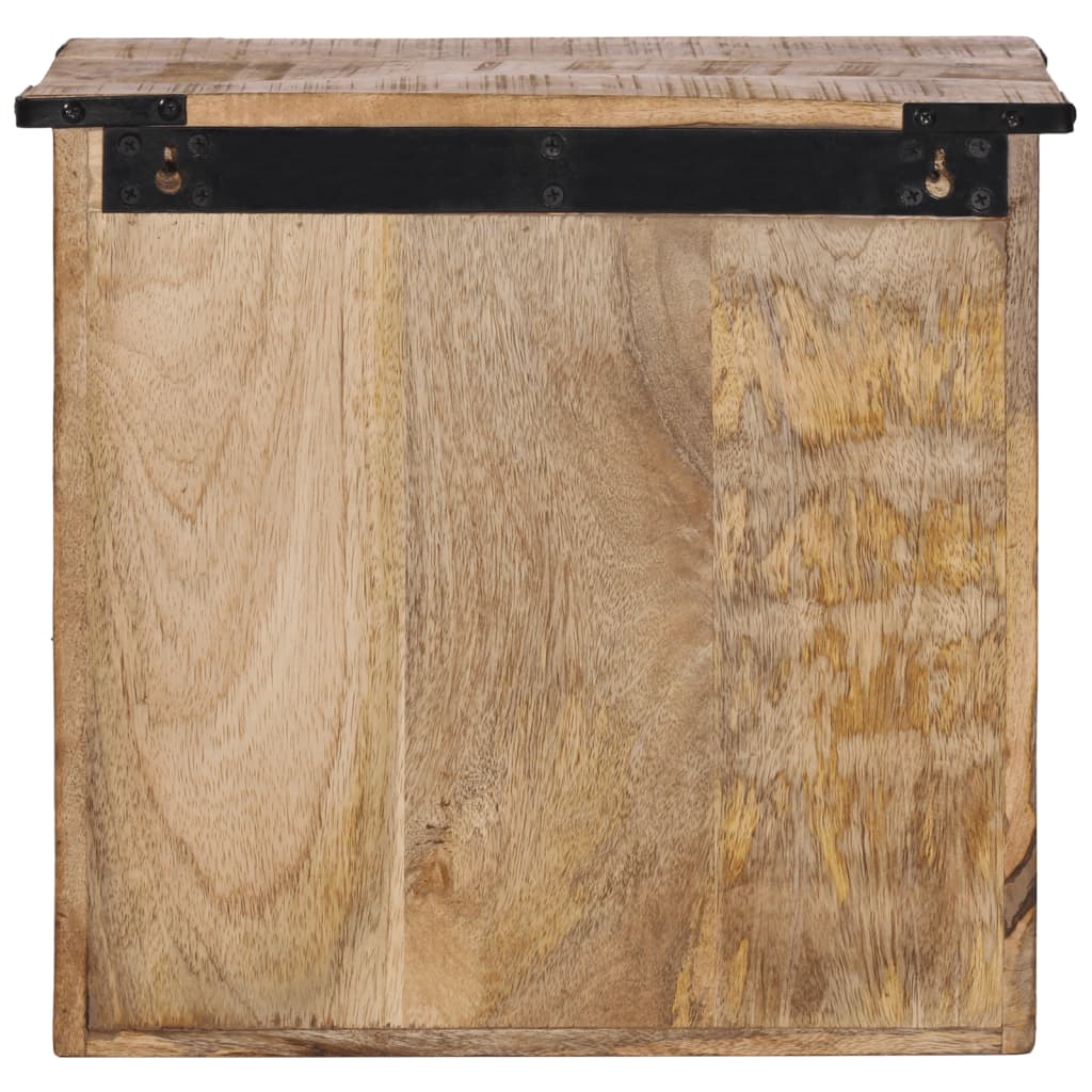Bedside Cabinet 40X30X37 Cm Solid Wood Mango
