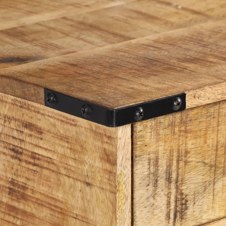 Bedside Cabinet 40X30X37 Cm Solid Wood Mango