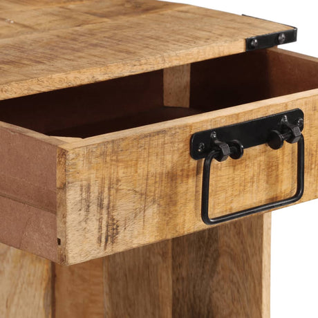 Bedside Cabinet 40X30X37 Cm Solid Wood Mango