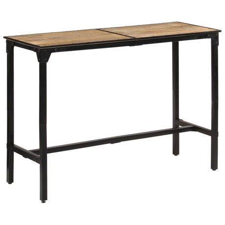 Bar Table Solid Rough Wood Mango