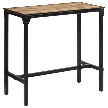 Bar Table Solid Rough Wood Mango