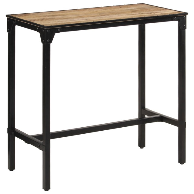 Bar Table Solid Rough Wood Mango
