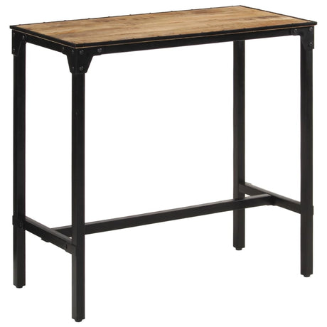 Bar Table Solid Rough Wood Mango