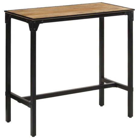 Bar Table Solid Rough Wood Mango
