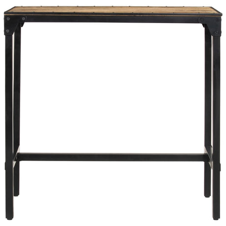 Bar Table Solid Rough Wood Mango