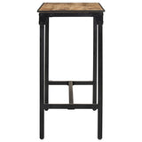 Bar Table Solid Rough Wood Mango