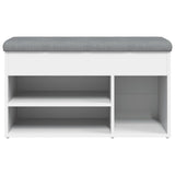 Shoe Bench 82X32X45.5 Cm Engineered Wood