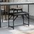 Dining Bench Steel And Fabric