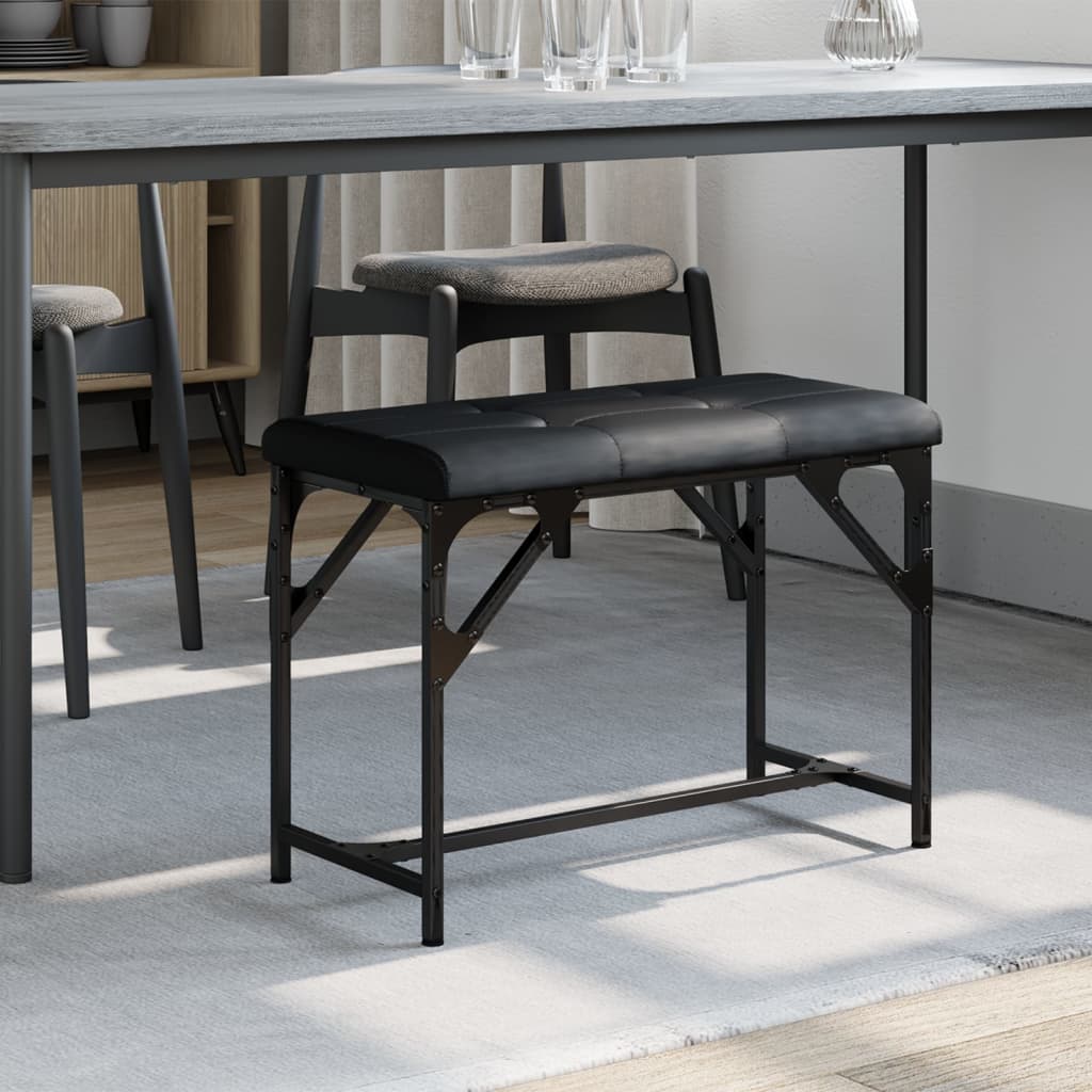 Dining Bench Steel And Fabric