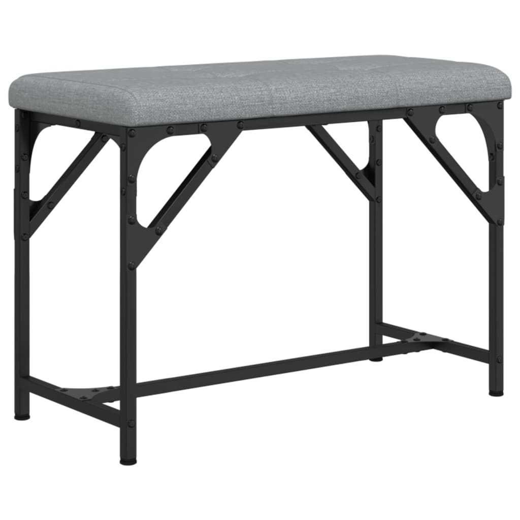 Dining Bench Steel And Fabric