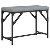 Dining Bench Steel And Fabric