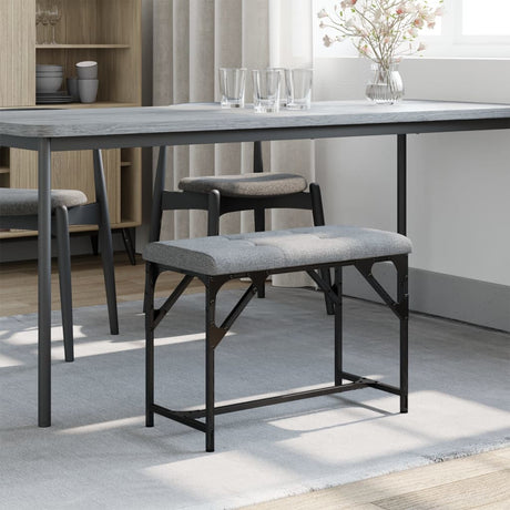 Dining Bench Steel And Fabric