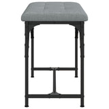 Dining Bench Steel And Fabric