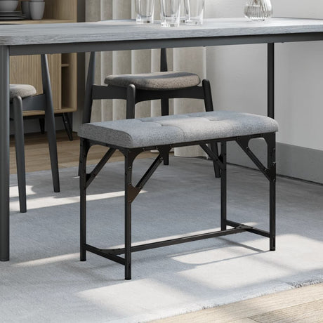 Dining Bench Steel And Fabric