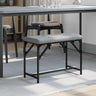 Dining Bench Steel And Fabric