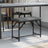 Dining Bench Steel And Fabric