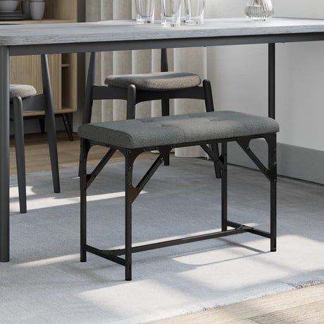 Dining Bench Steel And Fabric