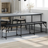 Dining Bench Steel And Fabric