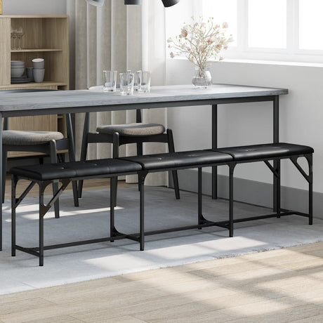 Dining Bench Steel And Fabric
