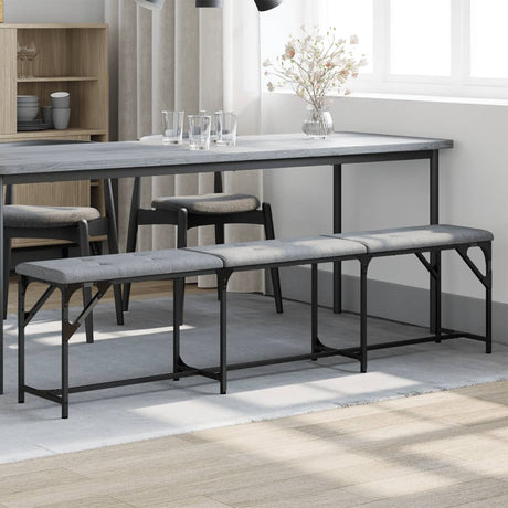 Dining Bench Steel And Fabric