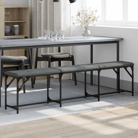 Dining Bench Steel And Fabric