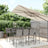 9 Piece Garden Bar Set With Cushions Poly Rattan