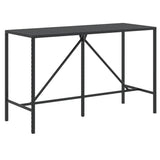 7 Piece Garden Bar Set With Cushions Poly Rattan