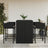 5 Piece Garden Bar Set With Cushions Poly Rattan